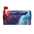 thumbnail image 1 of Goofa Starry Multicolored Wolf Pattern Mailbox Cover, Mailbox Decoration with Magnetic Strips for Standard and Large Mailboxes, Easy Installation, Durable and UV-Resistant-25.5x21 in, 1 of 8