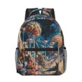 thumbnail image 1 of Goofa Starry Sky Planet Lollipop Pattern Comfortable Student Backpack - Ergonomic Design, Durable, Water-Resistant, Multi-Compartment,Travel, and Outdoor Activities, 1 of 5