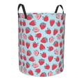 thumbnail image 1 of Goofa Strawberries Printed Circular Hamper,Laundry Basket with Handles,Storage Baskets Foldable,Large Capacity Laundry Hamper-Medium, 1 of 8