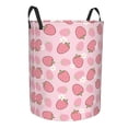 thumbnail image 1 of Goofa Strawberries Printed Circular Hamper,Laundry Basket with Handles,Storage Baskets Foldable,Large Capacity Laundry Hamper-Medium, 1 of 8