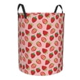 thumbnail image 1 of Goofa Strawberries Printed Circular Hamper,Laundry Basket with Handles,Storage Baskets Foldable,Large Capacity Laundry Hamper-Small, 1 of 8