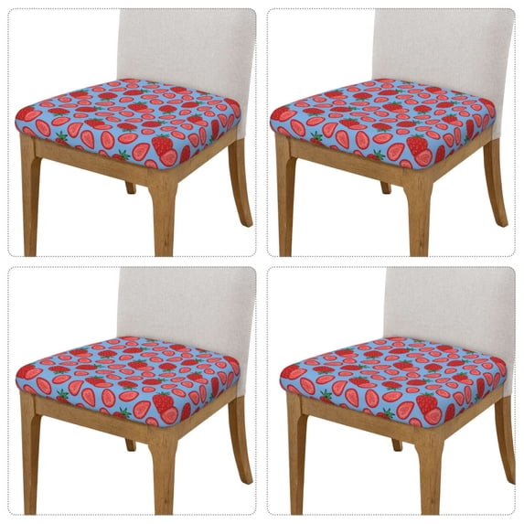 Goofa Strawberries Printed Couch Cushion Covers,Soft and Durable Throw Pillow Case , Floral Sofa Magic Sofa Stretch Cushion Couch Covers Washable