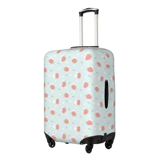 Goofa Strawberry Pattern Luggage Covers For Suitcase,Suitcase Cover Protector Fit 18-32 Inch Luggage-Large