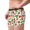thumbnail image 1 of Goofa Strawberry Printed Men's Boxer Briefs Underwear, Moisture-Wicking Underwear, Trunk,Soft and Breathable Cotton Underwear-XX-Large, 1 of 9