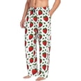 thumbnail image 1 of Goofa Strawberry Printed Soft Pajama Pants for Men, Wide Leg Comfy Casual Lounge Yoga Pants-Medium, 1 of 9
