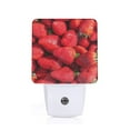 thumbnail image 1 of Goofa Strawberry Red Night Light, Plug-in, Dusk to Dawn Sensor, Warm White, Ambient Lighting, Ideal Kids Adults Nightlight-EU, 1 of 9