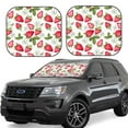 thumbnail image 1 of Goofa Strawberry1 Pattern 2 Piece Car Windshield Sun Shade Foldable | Front Windshield Shade for Sun, Heat and UV Rays | Sunshade for Car Front Window-Small, 1 of 7