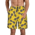 thumbnail image 1 of Goofa Summer Pineapple Printed Mens Swim Trunks Summer Quick Dry Short Beach Swimwear Bathing Suits-Medium, 1 of 9