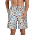 thumbnail image 1 of Goofa Summer Time With Gnome Printed Mens Swim Trunks Summer Quick Dry Short Beach Swimwear Bathing Suits-Small, 1 of 9