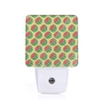 thumbnail image 1 of Goofa Summer Watermelon Night Light, Plug-in, Dusk to Dawn Sensor, Warm White, Ambient Lighting, Ideal Kids Adults Nightlight-US, 1 of 9