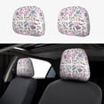 thumbnail image 1 of Goofa Summer with Flamingo Pattern 2 PCS Car Headrest Cover, Headrest Protector,Universal Interior Car Accessories, 1 of 6