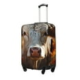 thumbnail image 1 of Goofa Sunflower Cow In Flower Field Pattern Luggage Covers For Suitcase,Suitcase Cover Protector Fit 18-32 Inch Luggage-X-Large, 1 of 9