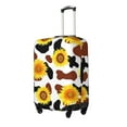thumbnail image 1 of Goofa Sunflower Cow Pattern Luggage Covers For Suitcase,Suitcase Cover Protector Fit 18-32 Inch Luggage-Large, 1 of 9