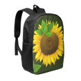 thumbnail image 1 of Goofa Sunflower3 Pattern 17in Student Backpack - School, Travel, Work Bookbag -Laptop Backpack,Water Resistant College School Computer Bag, 1 of 6