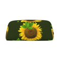 thumbnail image 1 of Goofa Sunflower3 Pattern Leather Pencil Case, Pencil Pouch, Pencil Bag, Pen Case, Pen Pouch, Pen Bag, Pencil Pouches, Pencil Bags,College Pencil Case, 1 of 7