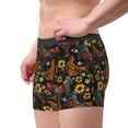 thumbnail image 1 of Goofa Sunflower Rooster Printed Men's Boxer Briefs Underwear, Moisture-Wicking Underwear, Trunk,Soft and Breathable Cotton Underwear-XX-Large, 1 of 9