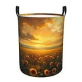 thumbnail image 1 of Goofa Sunflower Sunset Rainfall Printed Circular Hamper,Laundry Basket with Handles,Storage Baskets Foldable,Large Capacity Laundry Hamper-Small, 1 of 6