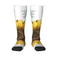 thumbnail image 1 of Goofa Sunflowers (2) Pattern Adult Stockings, Color-Block Knee High Socks, Comfortable and Breathable, Soft and Stretchable, Sports, and Decoration, 1 of 6