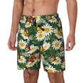thumbnail image 1 of Goofa Sunflowers And Butterflies Printed Men's Swim Trunks Board Shorts Quick Dry Mens Swimming Trunks with Compression Liner,Breathable Fit Hawaii Beach Shorts-3X-Large, 1 of 9