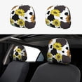 thumbnail image 1 of Goofa Sunflowers Country Pattern 2 PCS Car Headrest Cover, Headrest Protector,Universal Interior Car Accessories, 1 of 6
