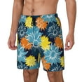 thumbnail image 1 of Goofa Sunflowers Printed Men's Swim Trunks Board Shorts Quick Dry Mens Swimming Trunks with Compression Liner,Breathable Fit Hawaii Beach Shorts-3X-Large, 1 of 9
