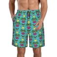 thumbnail image 1 of Goofa Sunmmer Cat Printed Mens Swim Trunks Summer Quick Dry Short Beach Swimwear Bathing Suits-Medium, 1 of 9