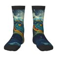 thumbnail image 1 of Goofa Surfing Turtle Pattern Children's Crew Socks, Kids' Daily Wear and Sports Socks, Breathable Socks, Sports Socks, Moisture-Wicking Socks for Children, 1 of 6