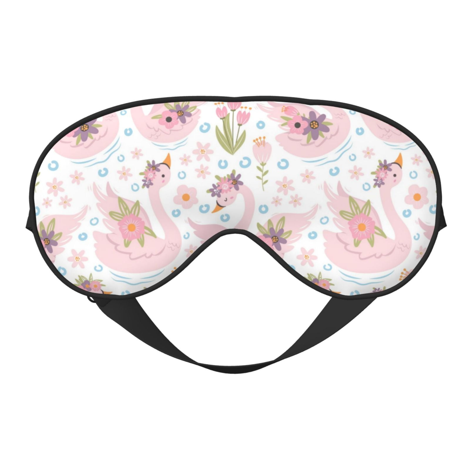 Nutty Squirrel Maschera Per Dormire In Poliestere – Morbida, Regolabile, Blocca La Luce, Per Viaggi E Pisolini, 20,5x10,5 Cm