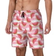 thumbnail image 1 of Goofa Sweet Watermelon Printed Men's Swim Trunks Board Shorts Quick Dry Mens Swimming Trunks with Compression Liner,Breathable Fit Hawaii Beach Shorts-, 1 of 9
