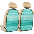 thumbnail image 1 of Goofa Teal Turquoise Pattern Car Back Seat Protector for Kids (2 Pack) ,Anti-kick Storage Mat for Car Seats,Shields from Footprints, 1 of 6