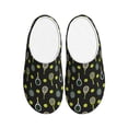 thumbnail image 1 of Goofa Tennis Rackets Print Womens Mens Cotton Lightweight House Slippers , Washable Home Slippers,Indoor Comfy Bedroom Cozy Slippers-42/43, 1 of 7