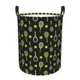 thumbnail image 1 of Goofa Tennis Rackets Printed Circular Hamper,Laundry Basket with Handles,Storage Baskets Foldable,Large Capacity Laundry Hamper-Small, 1 of 6