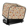thumbnail image 1 of Goofa Thanksgiving Food Print Toaster Cover 2 Slice, Two Slice Bread Machine Cover Quilted Toaster Covers Bread Maker Cover Kitchen Appliance Cover, 1 of 7