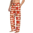 thumbnail image 1 of Goofa Tomatoes And Chili Printed Soft Pajama Pants for Men, Wide Leg Comfy Casual Lounge Yoga Pants-Medium, 1 of 9