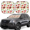 thumbnail image 1 of Goofa Tomatoes Pattern 2 Piece Car Windshield Sun Shade Foldable | Front Windshield Shade for Sun, Heat and UV Rays | Sunshade for Car Front Window-Medium, 1 of 7