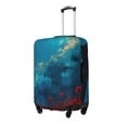thumbnail image 1 of Goofa Tower And Red Roses Pattern Luggage Covers For Suitcase,Suitcase Cover Protector Fit 18-32 Inch Luggage-Large, 1 of 9