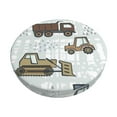 thumbnail image 1 of Goofa Tractor and Dumper Printed Stool Covers Round, Waterproof Round Bar Stool Covers Anti-Slip Round Bar Stool Seat Cover with Elastic Bands Durable -13 inch, 1 of 7