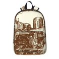 thumbnail image 1 of Goofa Train Printed Backpack,Laptop Backpack,Durable Anti-Theft Travel Work Backpack,Water-resistant Backpack, 1 of 9