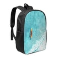 thumbnail image 1 of Goofa Tranquil Ocean Canoe Journey Pattern 17in Student Backpack - School, Travel, Work Bookbag -Laptop Backpack,Water Resistant College School Computer Bag, 1 of 6