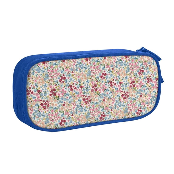 Goofa Trendy Floral Design Pattern Big Capacity Pencil Pen Case Office College Large Storage High Capacity Bag Pouch Holder Box Organizer
