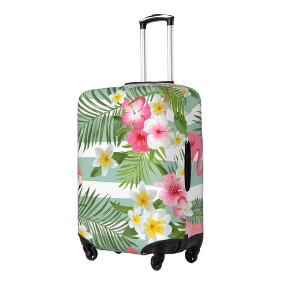 Goofa Tropical Flamingo Pattern Luggage Covers For Suitcase,Suitcase Cover Protector Fit 18-32 Inch Luggage-Small