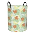 thumbnail image 1 of Goofa Tropical Flowers Printed Circular Hamper,Laundry Basket with Handles,Storage Baskets Foldable,Large Capacity Laundry Hamper-, 1 of 8