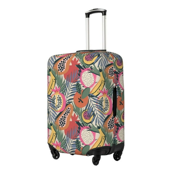 Goofa Tropical Fruit Pattern Luggage Covers For Suitcase,Suitcase Cover Protector Fit 18-32 Inch Luggage-X-Large