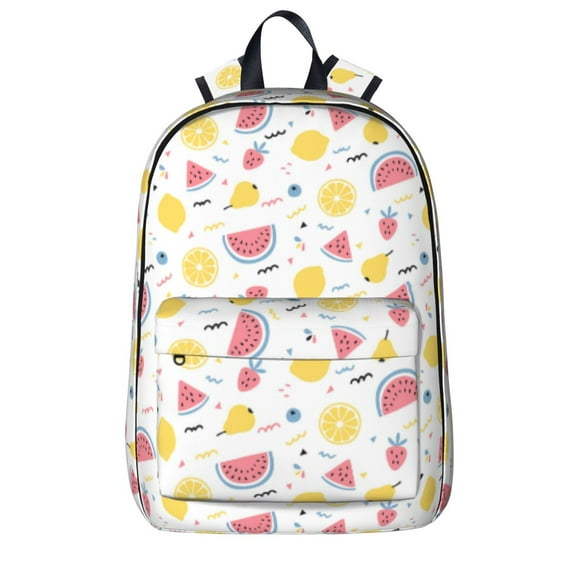 Goofa Tropical Fruit Printed Backpack,Laptop Backpack,Durable Anti-Theft Travel Work Backpack,Water-resistant Backpack