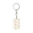 thumbnail image 1 of Goofa Tropical Fruit Printed Rectangular Metal Keychain Bag Charm Floral Charm for Purse Keys Metal Keyring Gift for Women Accessories, 1 of 7
