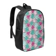 thumbnail image 1 of Goofa Tropical Leaves Pattern 17in Student Backpack - School, Travel, Work Bookbag -Laptop Backpack,Water Resistant College School Computer Bag, 1 of 6