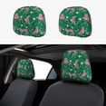 thumbnail image 1 of Goofa Tropical Leopard Pattern 2 PCS Car Headrest Cover, Headrest Protector,Universal Interior Car Accessories, 1 of 6