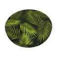 thumbnail image 1 of Goofa Tropical Palm Leaves Fern Leaf Printed Stool Covers Round, Waterproof Round Bar Stool Covers Anti-Slip Round Bar Stool Seat Cover with Elastic Bands Durable -14 inch, 1 of 7