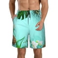 thumbnail image 1 of Goofa Tropical Pineapple Printed Mens Swim Trunks Summer Quick Dry Short Beach Swimwear Bathing Suits-Small, 1 of 9