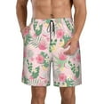 thumbnail image 1 of Goofa Tropical Pitaya Printed Mens Swim Trunks Summer Quick Dry Short Beach Swimwear Bathing Suits-Large, 1 of 9